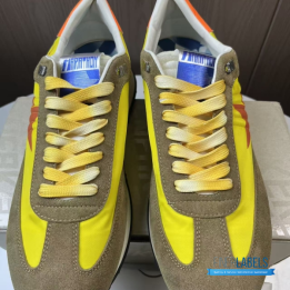 QC Golden Goose Running Marathon Sneakers in Yellow