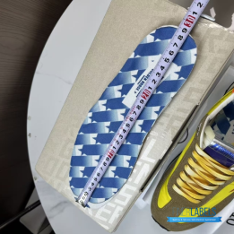 QC Golden Goose Running Marathon Sneakers in Yellow