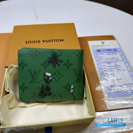 QC Louis Vuitton Slender Wallet in (Golf Green)