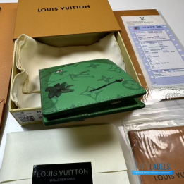 QC Louis Vuitton Slender Wallet in (Golf Green)