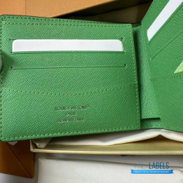 QC Louis Vuitton Slender Wallet in (Golf Green)