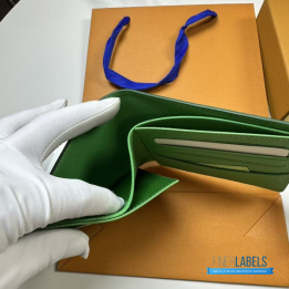 QC Louis Vuitton Slender Wallet in (Golf Green)