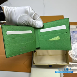 QC Louis Vuitton Slender Wallet in (Golf Green)