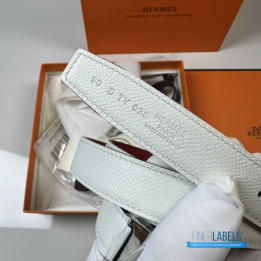 QC Hermes Ladies Belt (white red)