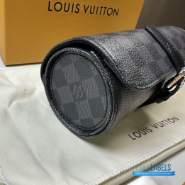 Louis Vuitton 3 Watch Case in Damier Graphite Canvas