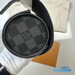 Louis Vuitton 3 Watch Case in Damier Graphite Canvas