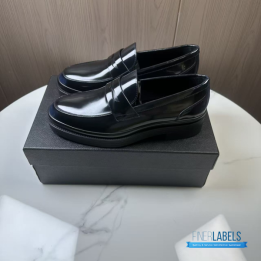 QC Prada Brushed Leather Loafers