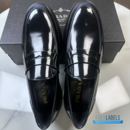 QC Prada Brushed Leather Loafers
