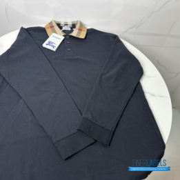 Burberry Long-sleeve Polo Shirt