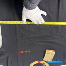 Burberry black cotton crewneck T- shirt