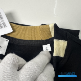 Burberry black cotton crewneck T- shirt