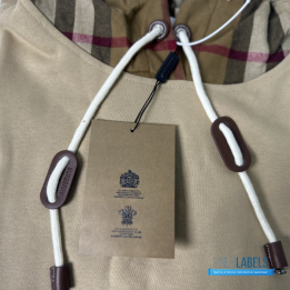 Burberry Cotton Blend Hoodie in camel