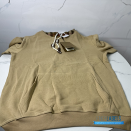 Burberry Cotton Blend Hoodie in camel