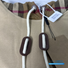 Burberry Cotton Blend Hoodie in camel