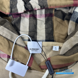 Burberry Cotton Blend Hoodie in camel