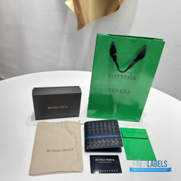 QC Bottega Veneta Intrecciato Bifold Wallet