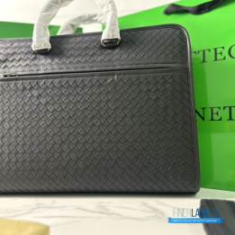 Bottega Veneta Intrecciato Leather Briefcase