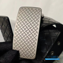 QC Bottega Veneta Intrecciato Leather Belt