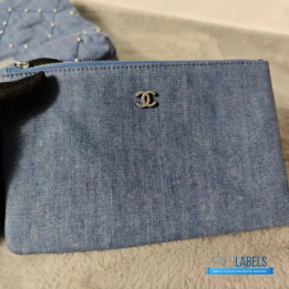 QC Chanel Denim 22 Tote Bag