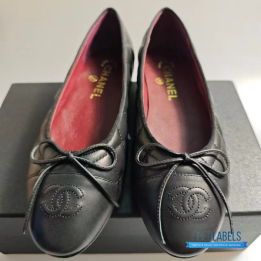 Chanel Quilted Ballet Flats