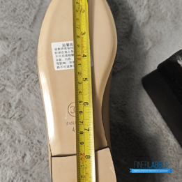 QC Chanel Lambskin Cap Toe Ballerina Flats