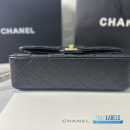 Chanel Classic Flap Bag in Black Lambskin