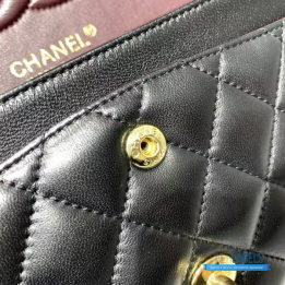 Chanel Classic Flap Bag in Black Lambskin