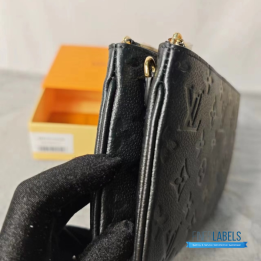 Louis Vuitton Empreinte Double Zip Pochette Bag