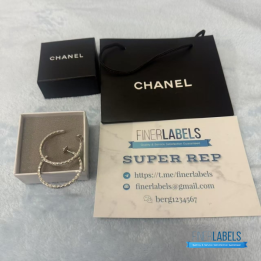 QC Chanel Coco Crush Hoop Earrings