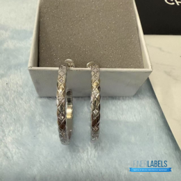 QC Chanel Coco Crush Hoop Earrings