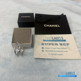 QC Chanel Coco Crush Hoop Earrings