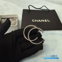 QC Chanel Coco Crush Hoop Earrings