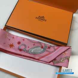QC Hermès C'est La Fete Twilly in Rose Bonbon and Orange