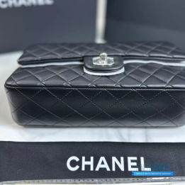 QC Chanel Classic Double Flap 25 Black