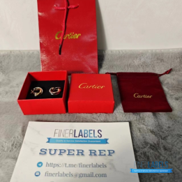 QC Cartier Trinity Hoop Earrings