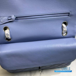 QC Chanel Blue Classic Flap Bag