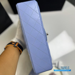 QC Chanel Blue Classic Flap Bag