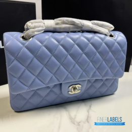 QC Chanel Blue Classic Flap Bag