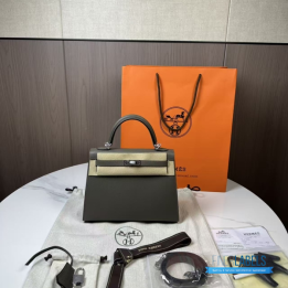 QC Hermès Kelly 25 Sellier Bag