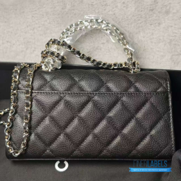 QC Chanel Kelly Handle Flap Bag
