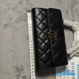 QC Chanel Top Handle Kelly Bag in Black