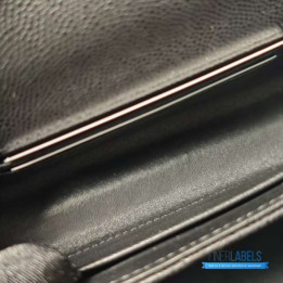 QC Chanel Top Handle Kelly Bag in Black