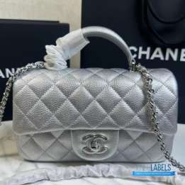 QC Chanel Mini Top Handle Rectangular Flap Bag