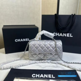 QC Chanel Mini Top Handle Rectangular Flap Bag