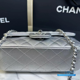 QC Chanel Mini Top Handle Rectangular Flap Bag