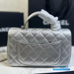 QC Chanel Mini Top Handle Rectangular Flap Bag