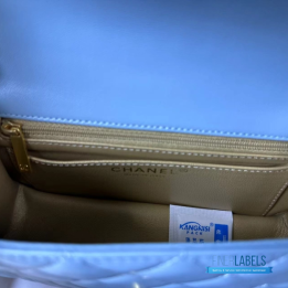 QC Chanel Quilted Lambskin Mini Flap Bag