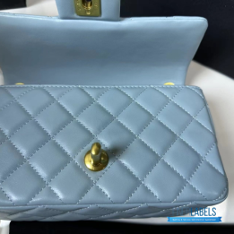 QC Chanel Quilted Lambskin Mini Flap Bag