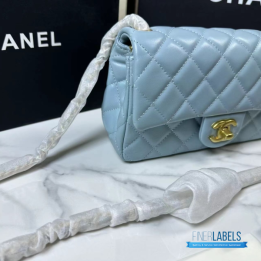 QC Chanel Quilted Lambskin Mini Flap Bag
