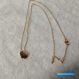 QC Chanel Extrait de Camélia Necklace